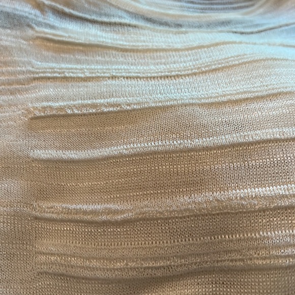 Asymmetrical sheer gauzy dress or liner with some front ruche - Picture 2 of 4